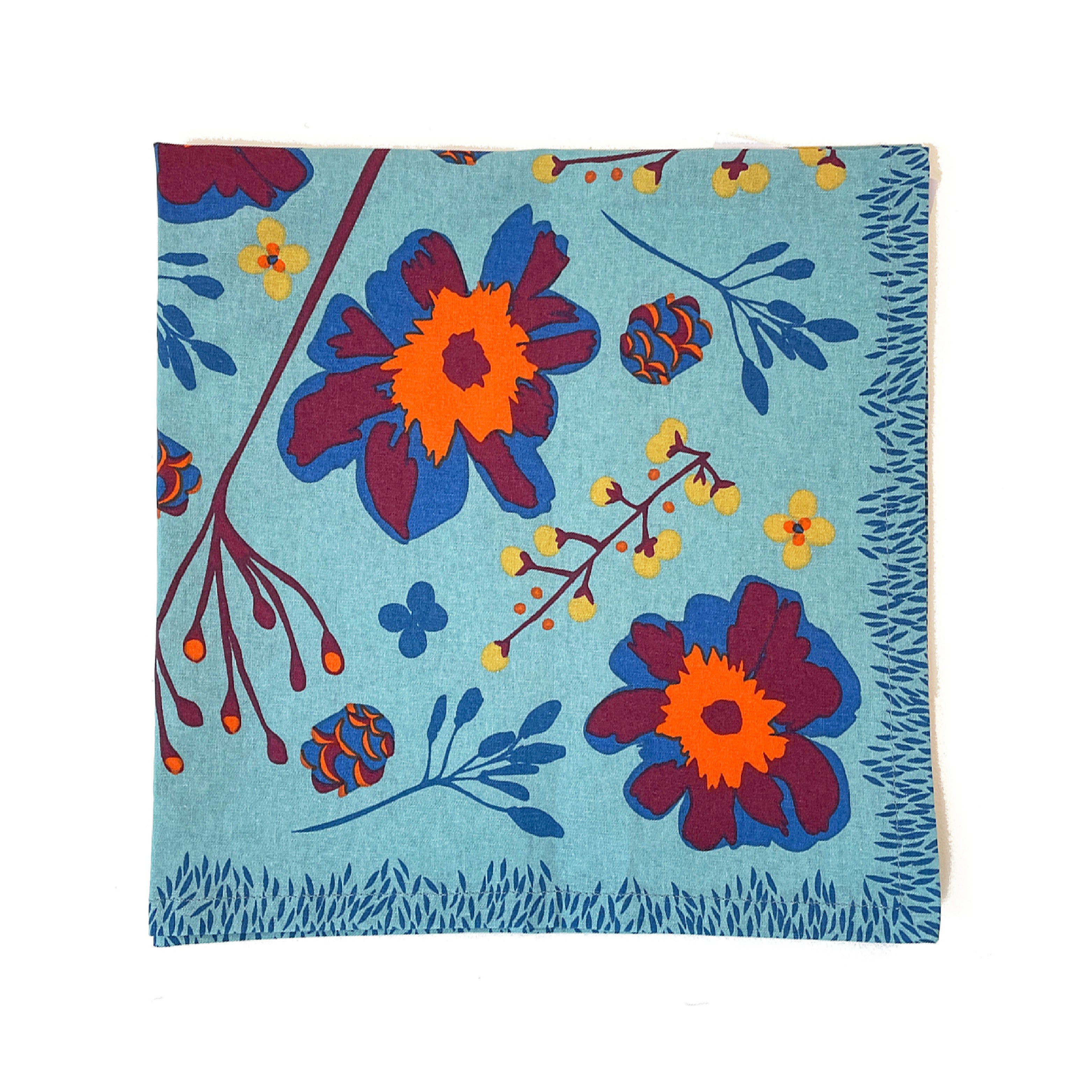 floral cloth napkin set single