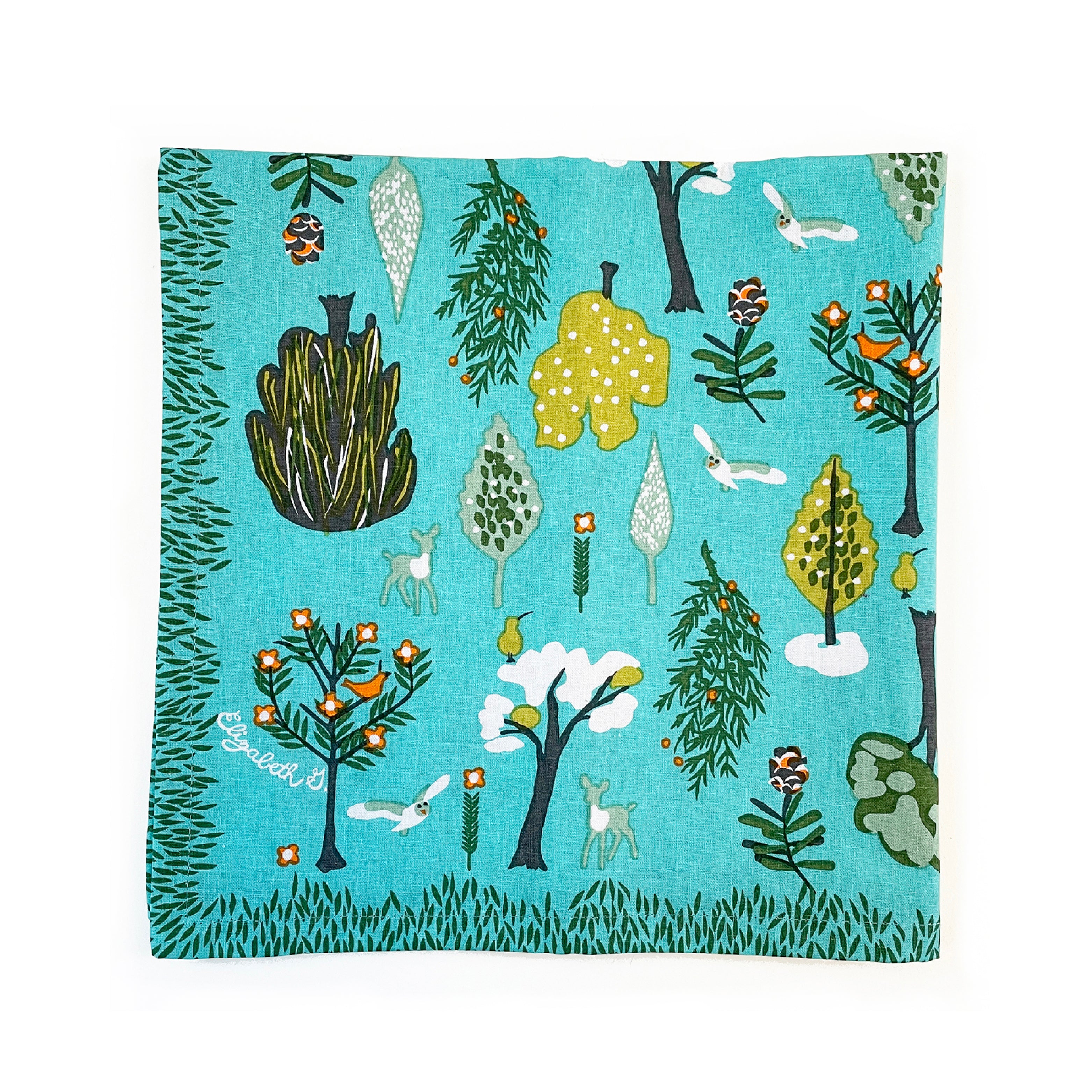 tree cloth napkin set single