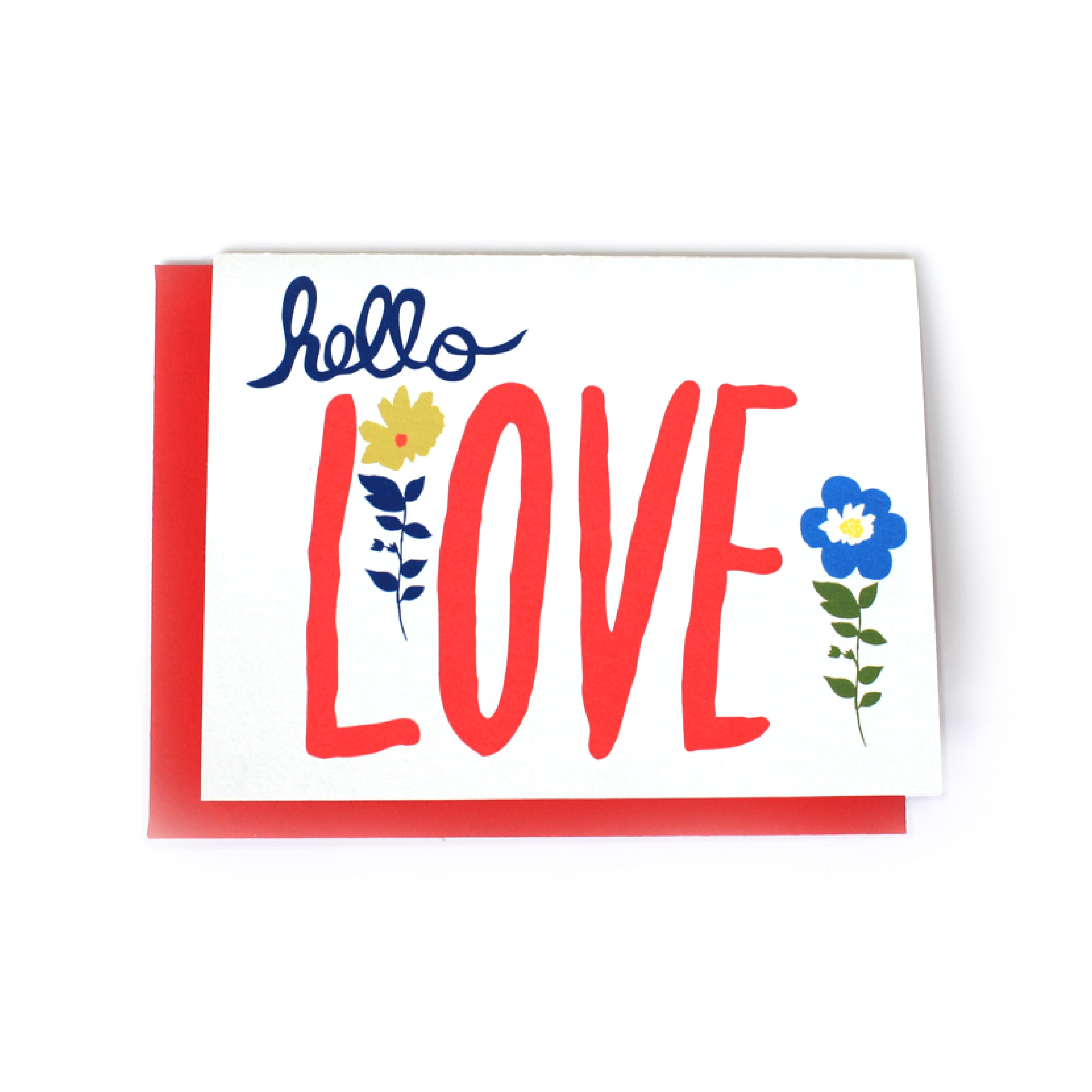 Love illustrated cards front