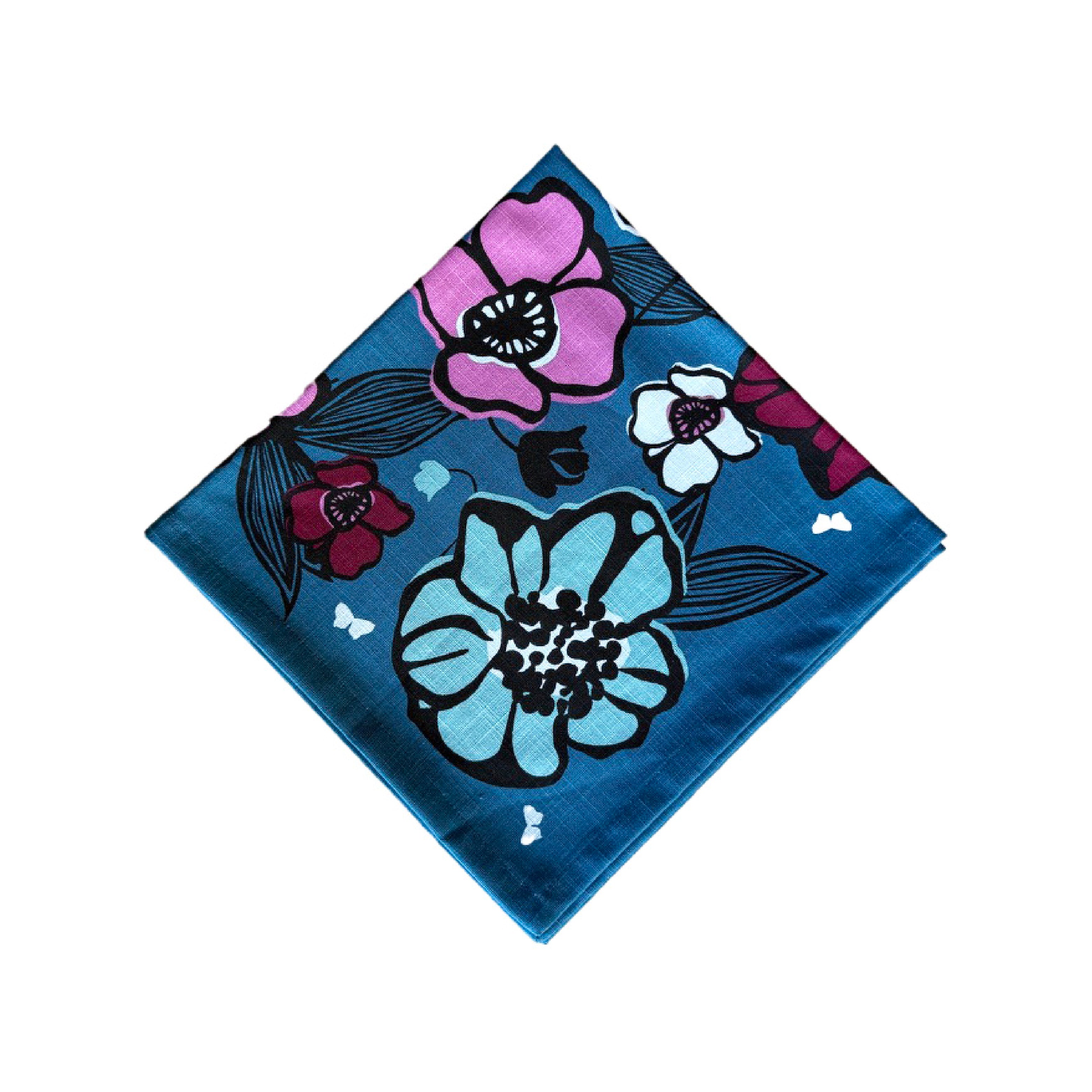 floral cloth napkin set single