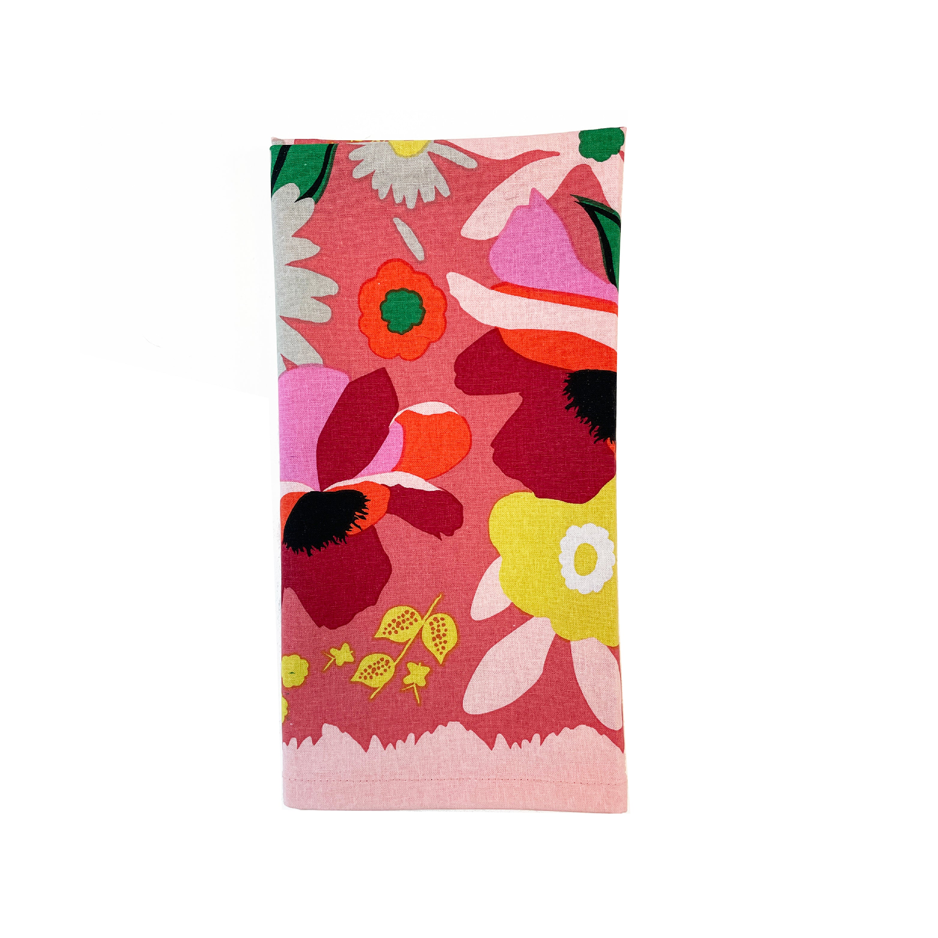 floral cloth napkin set single