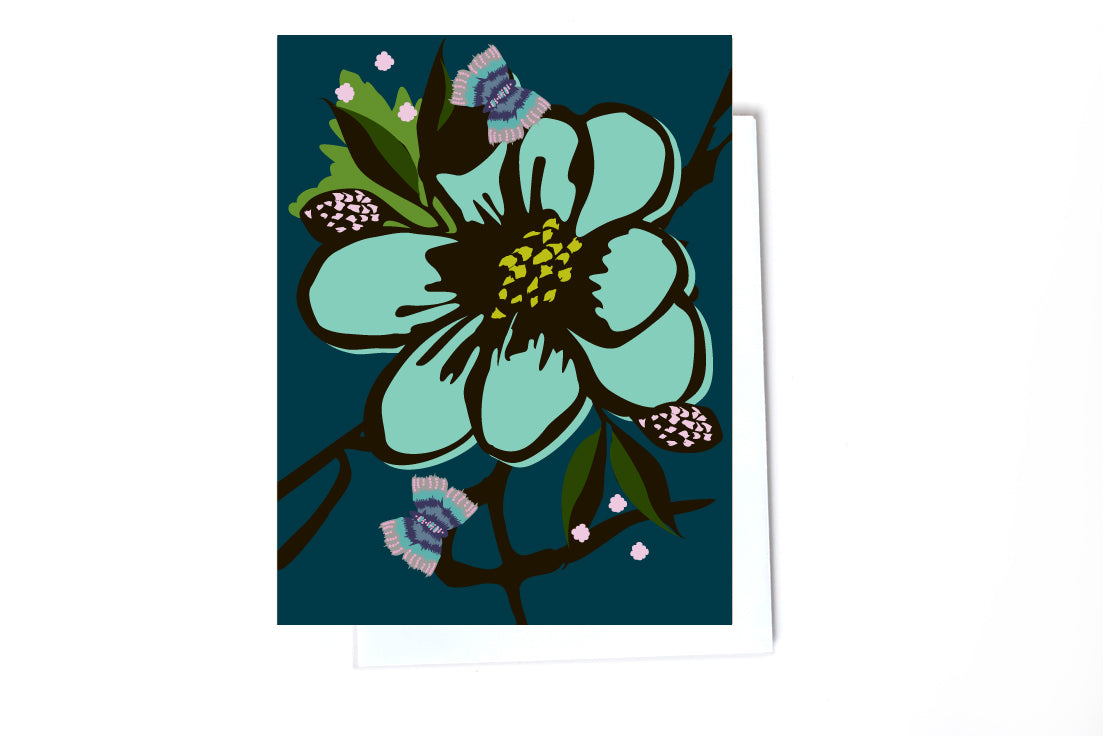 Floral boxed set illustrated cards front