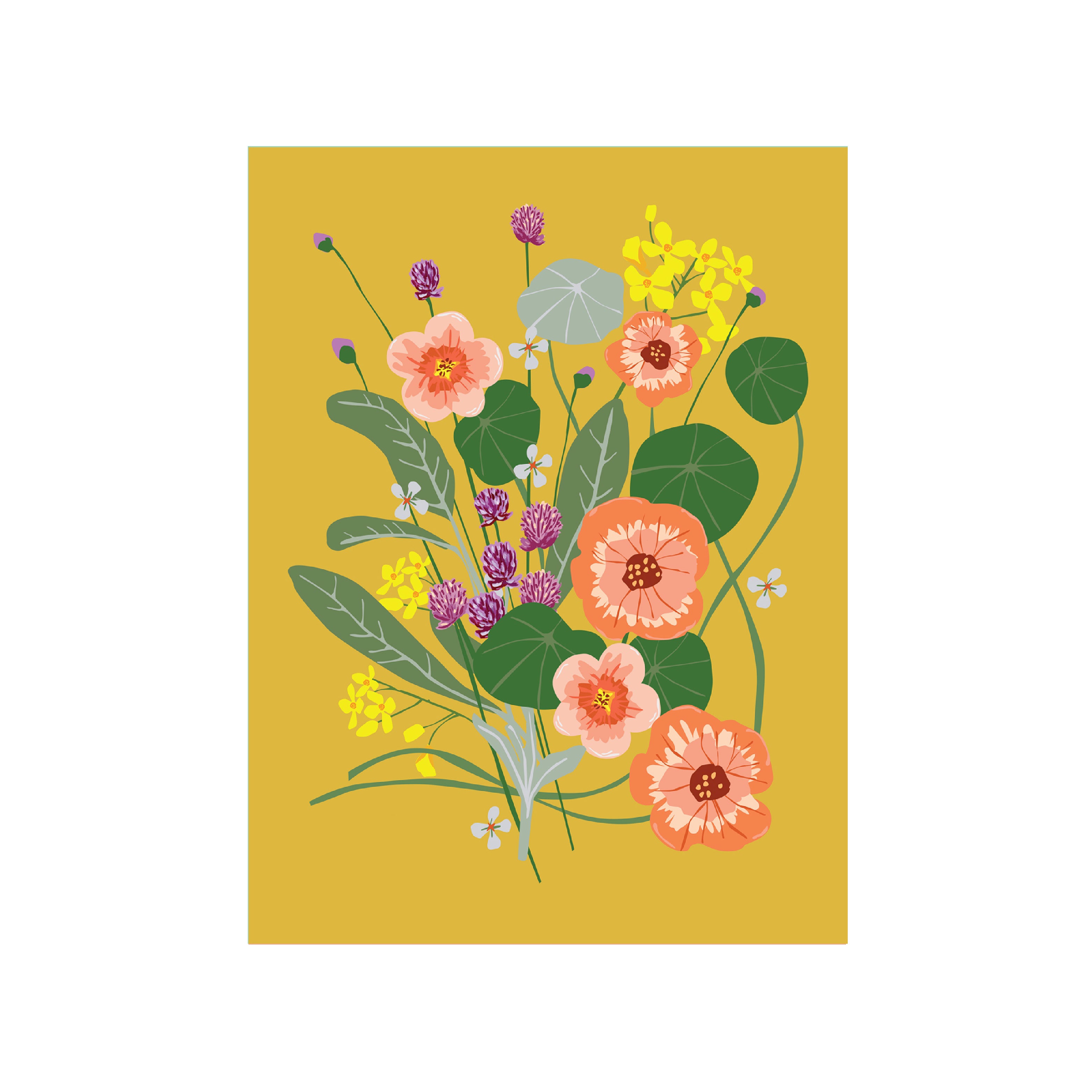 floral print artist front