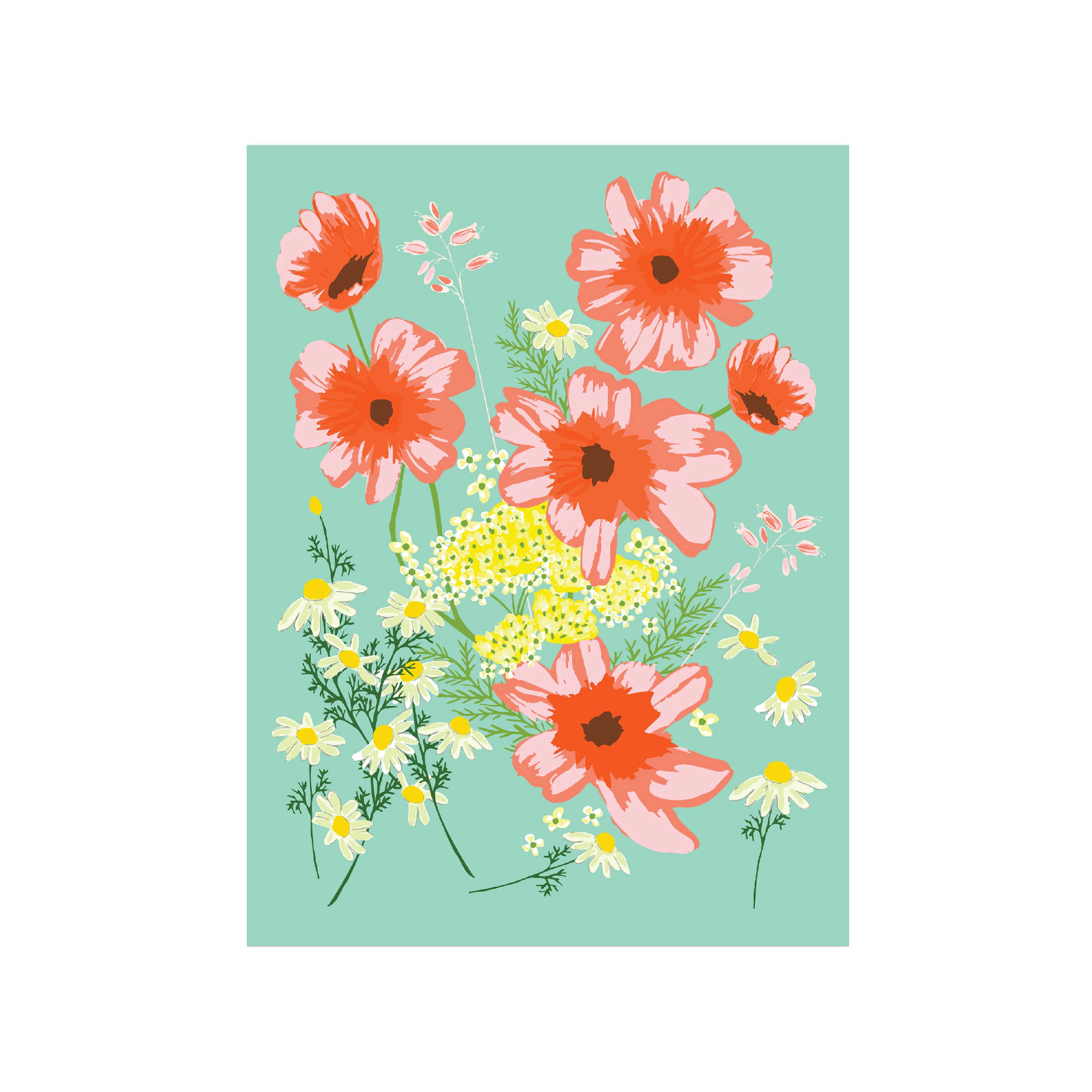 floral print artist front