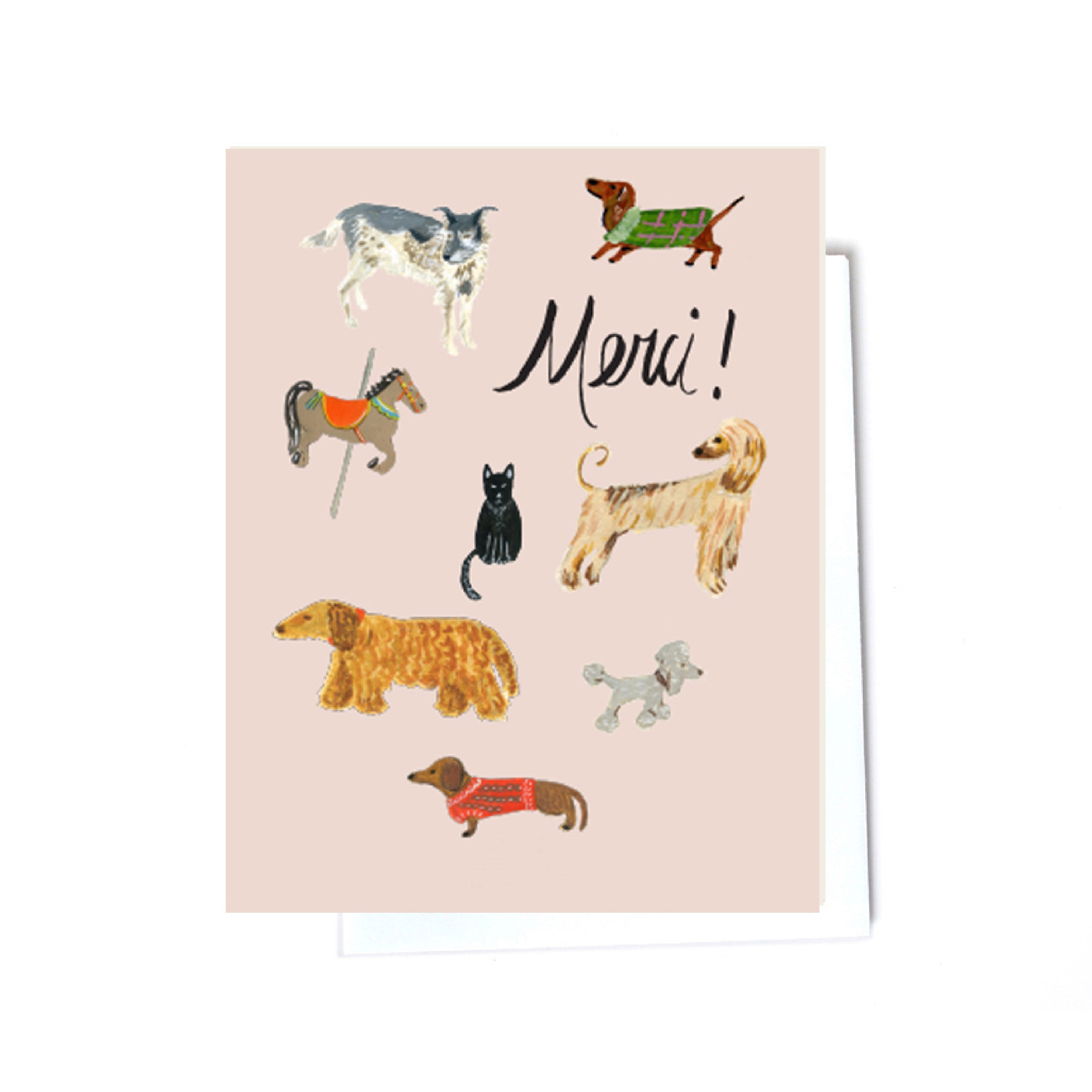 Illustrated cards front