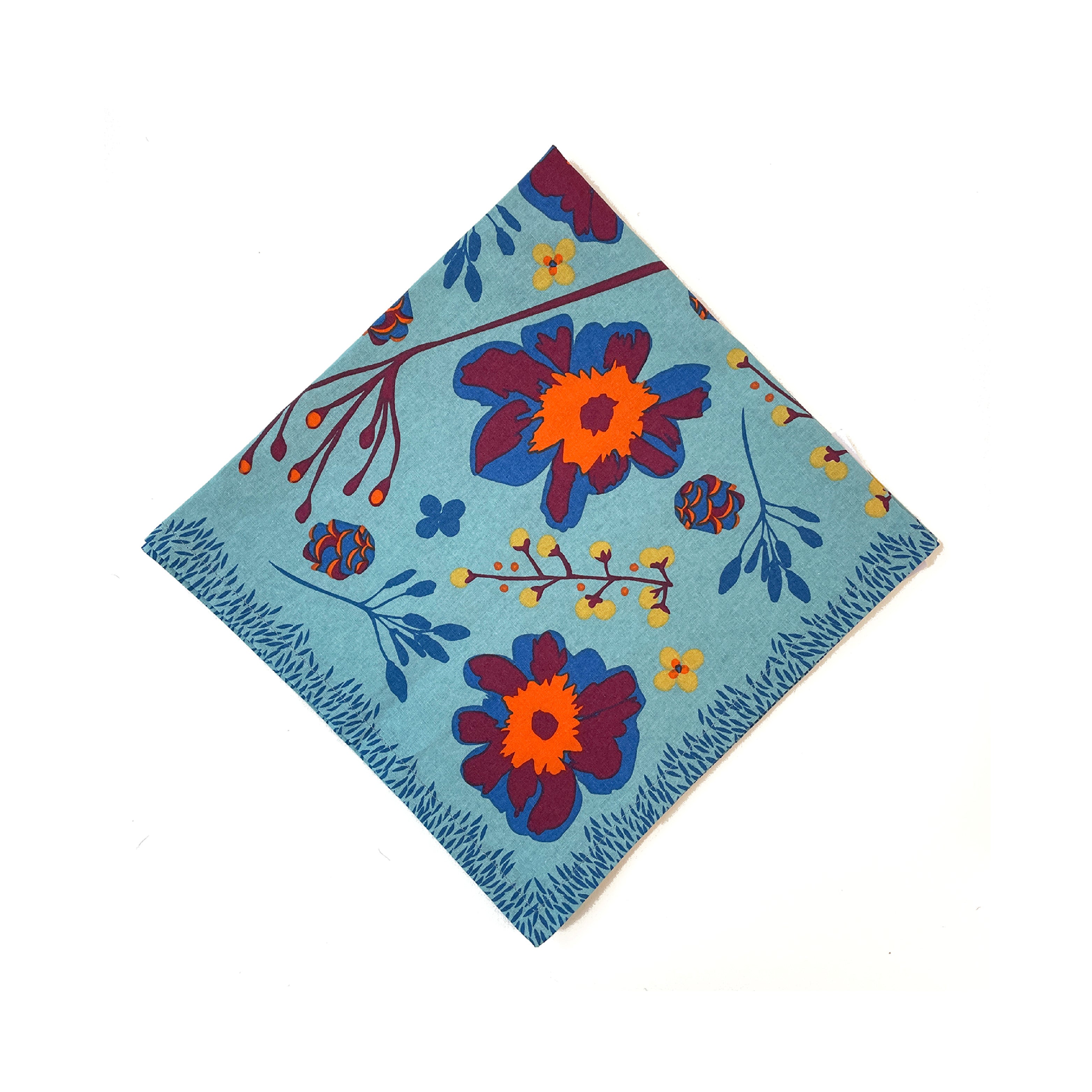 floral cloth napkin set single