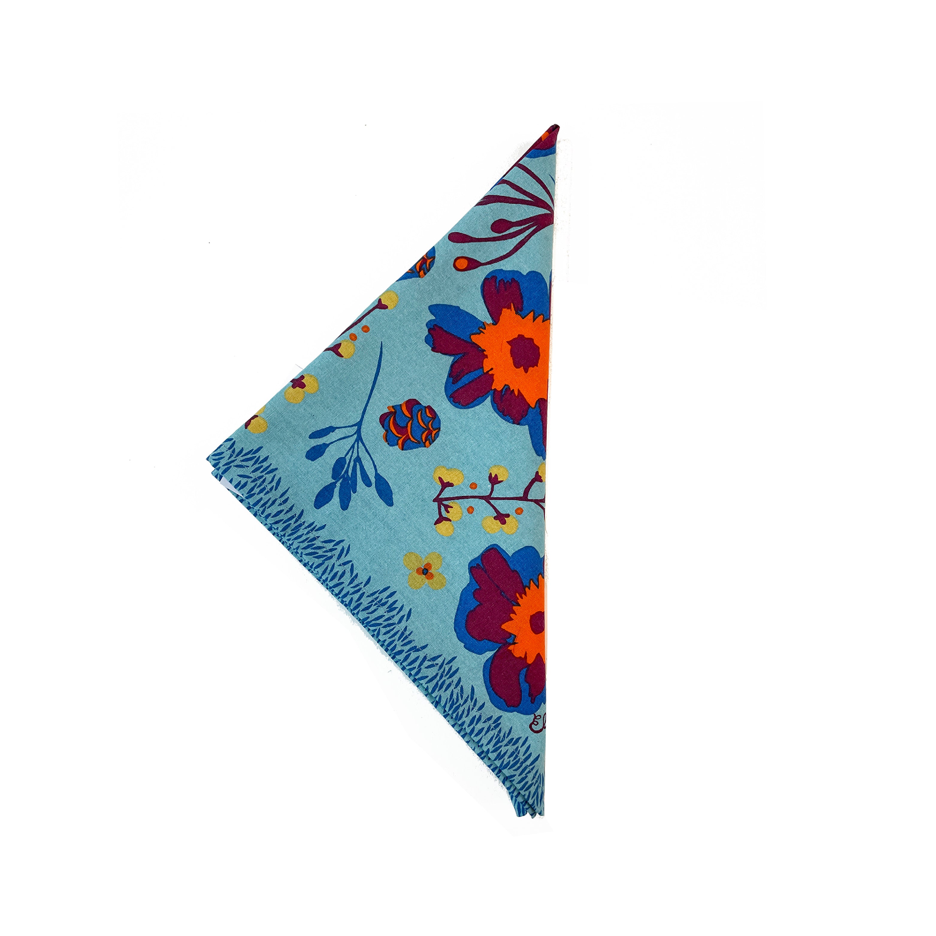 floral cloth napkin set single