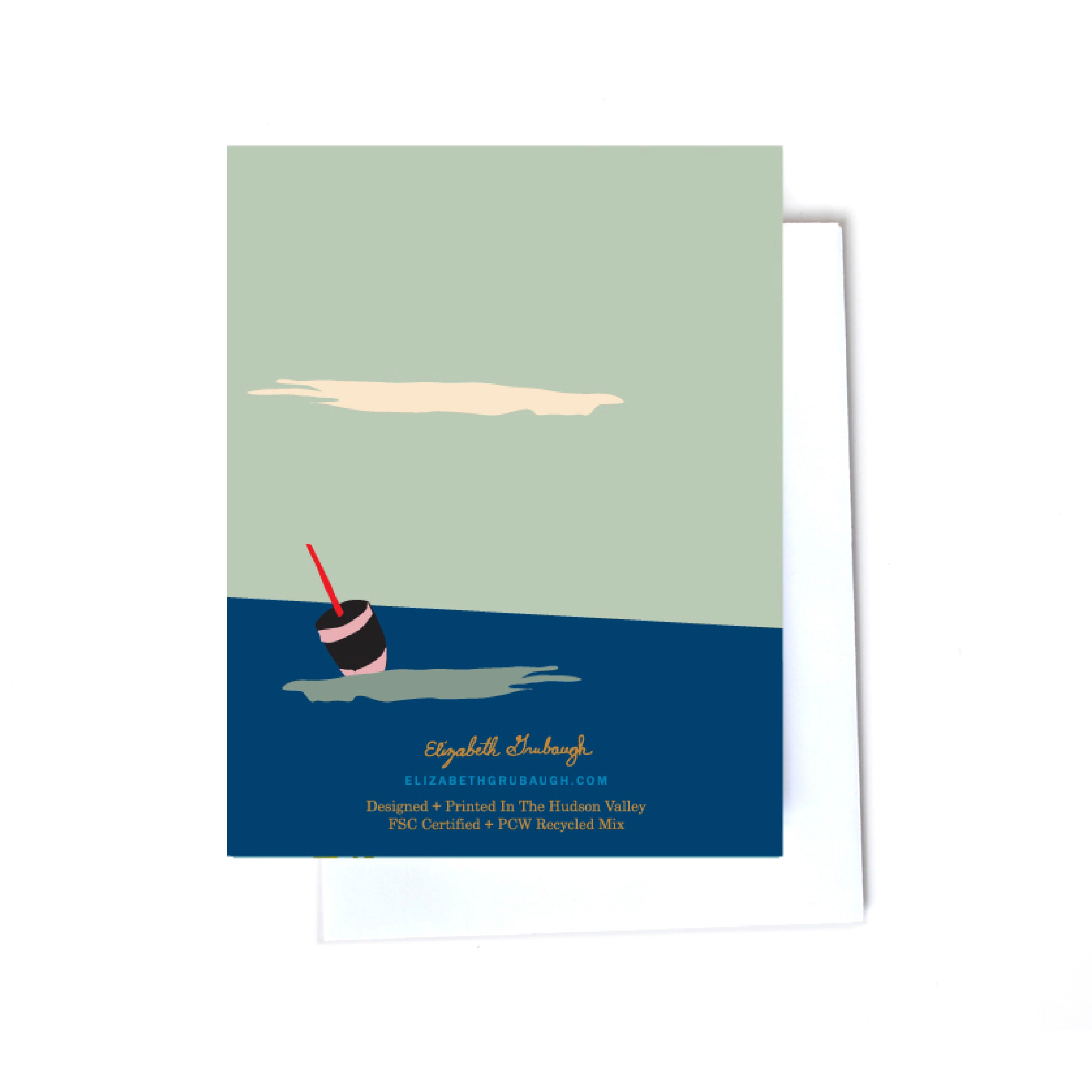 sympathy illustrated cards back