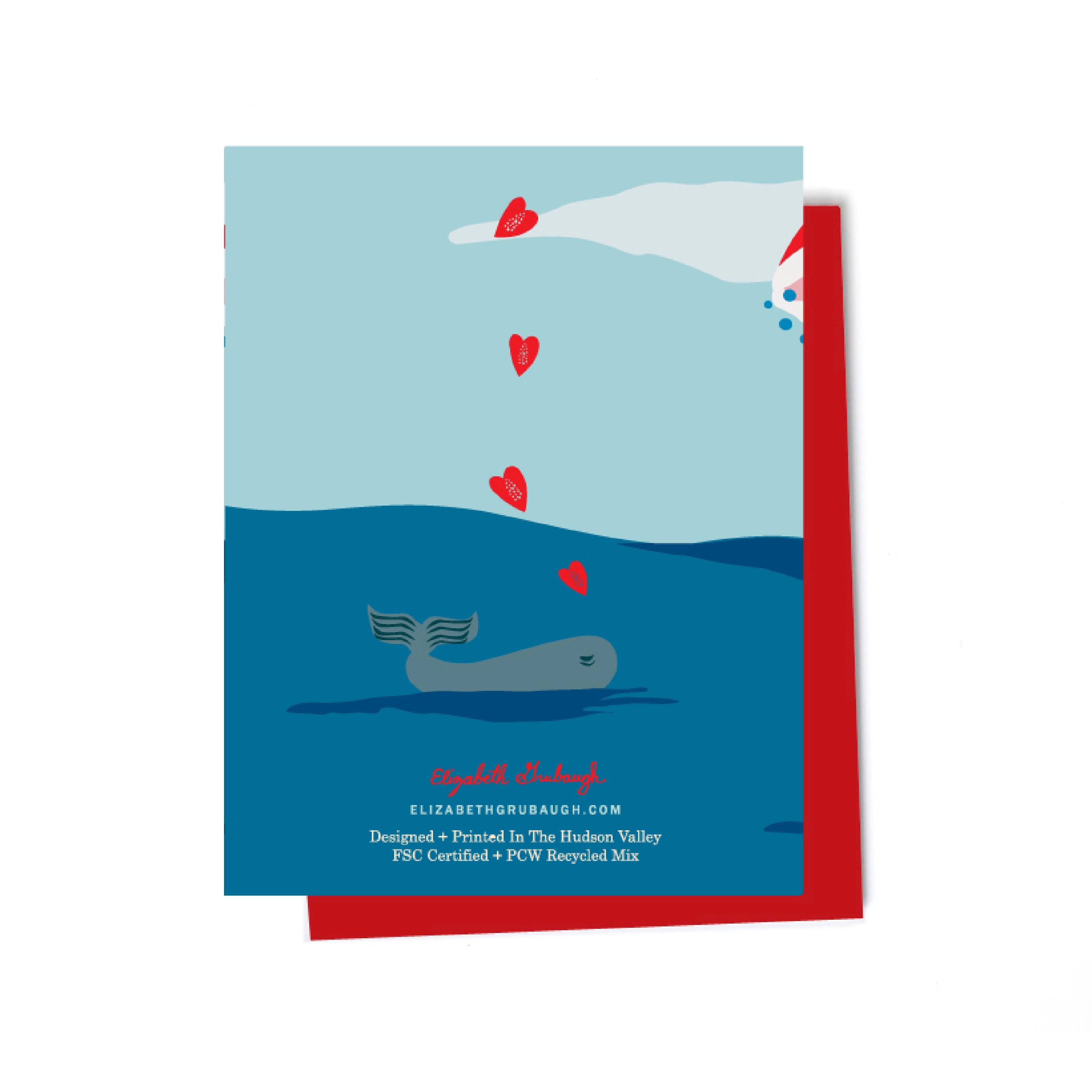 love animal illustrated cards back