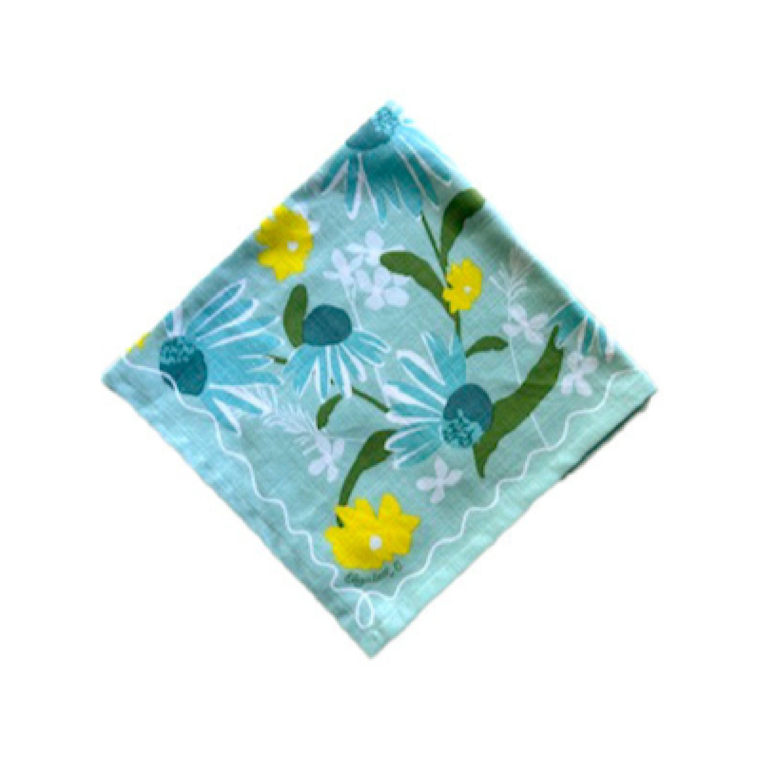 floral cloth napkin set single