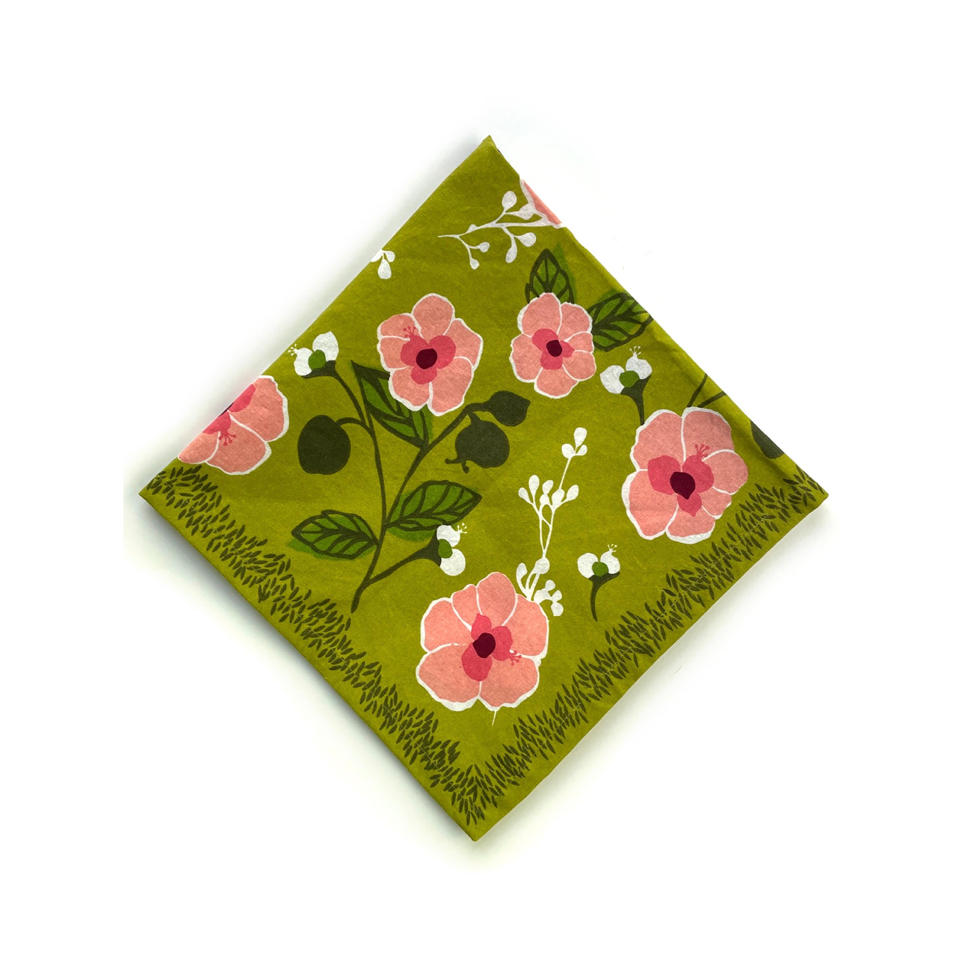 floral cloth napkin set single 